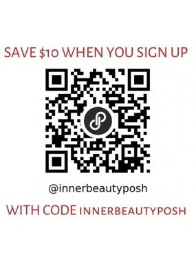 NEW TO POSHMARK? Scan this QR code to sign up with my code and save $10!
